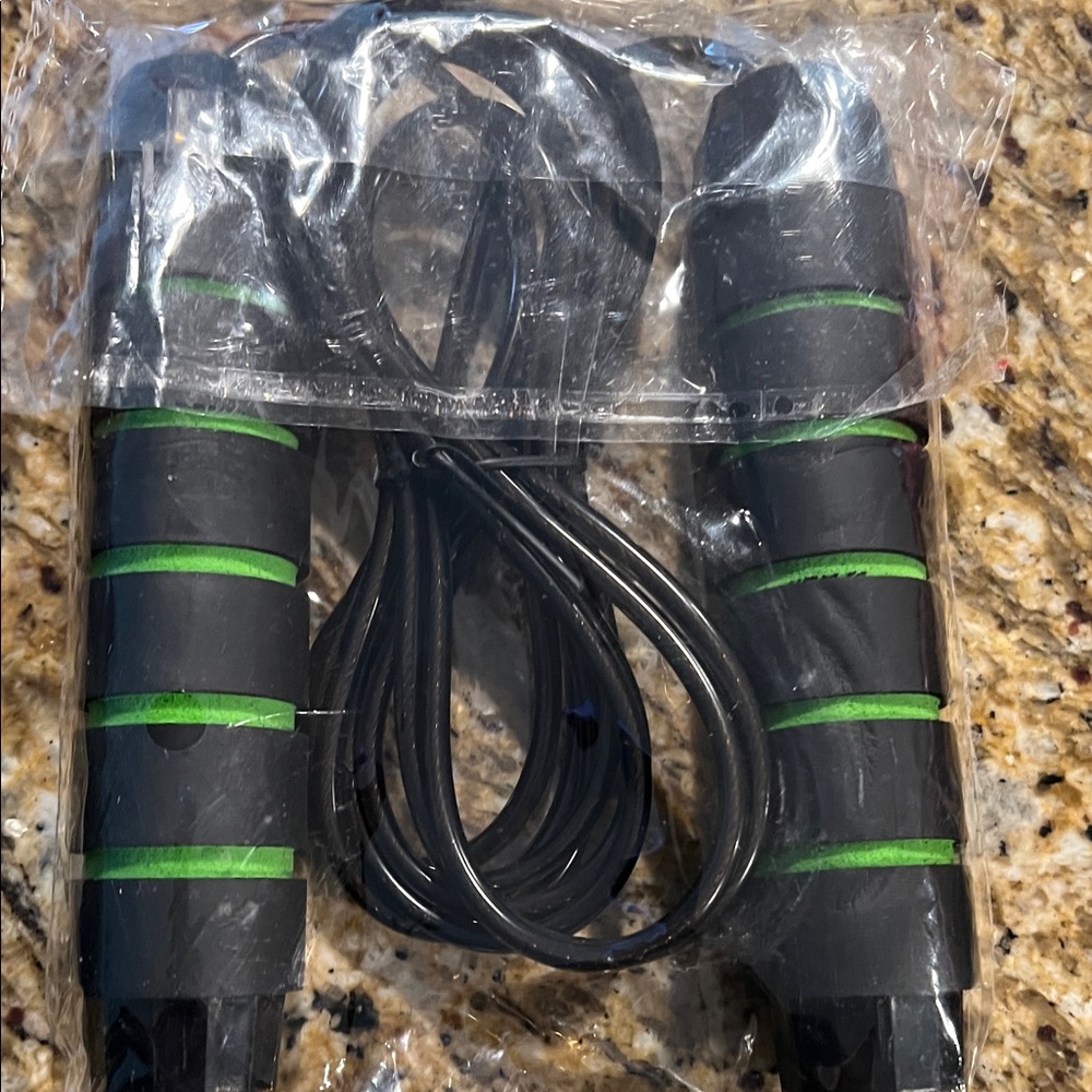 Black and Green Jump Rope